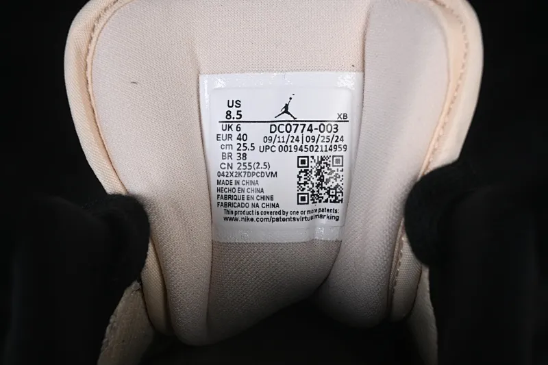 All categories Air Jordan Jordan series basketball shoes Air Jordan 1 Low Air Jordan 1 Low AJ1 Joe 1 black powder low-top basketball shoes DC0774-003